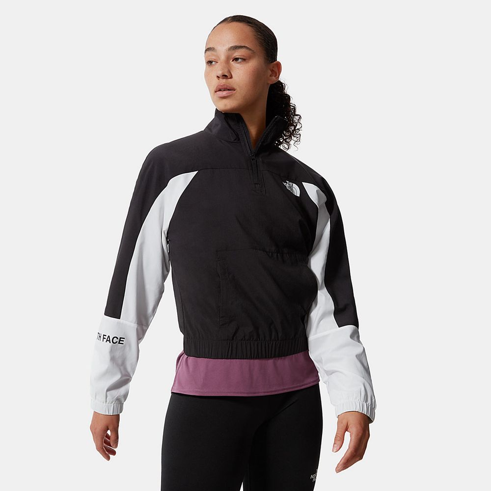 The North Face Lightweight Jackets Womens Australia - The North Face Mountain Athletics Black / Whit